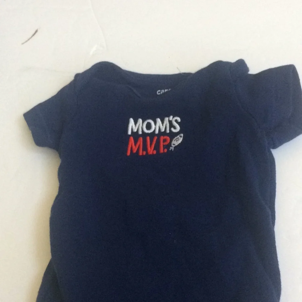 Carters mvp onesie newborn